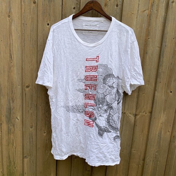 True Religion BIG LOGO T Shirt XXL - Picture 1 of 5